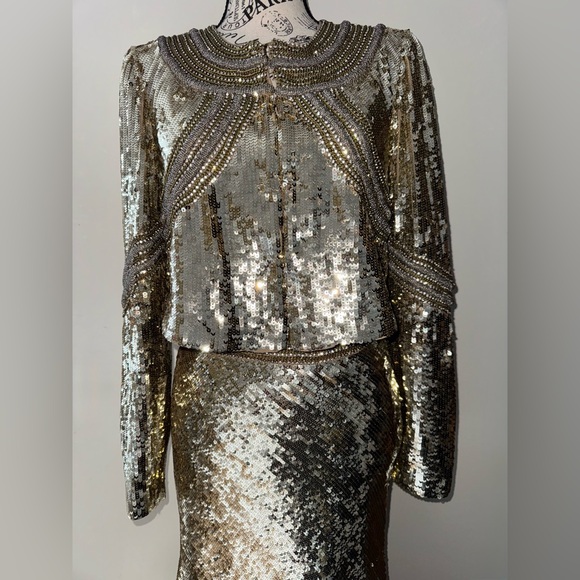Veronica Beard Phaedra Sequin-Embellished Jacket & Skirt Set - Picture 15 of 16